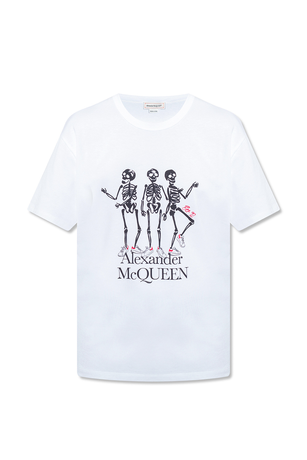 Alexander mcqueen logo t shirt sale